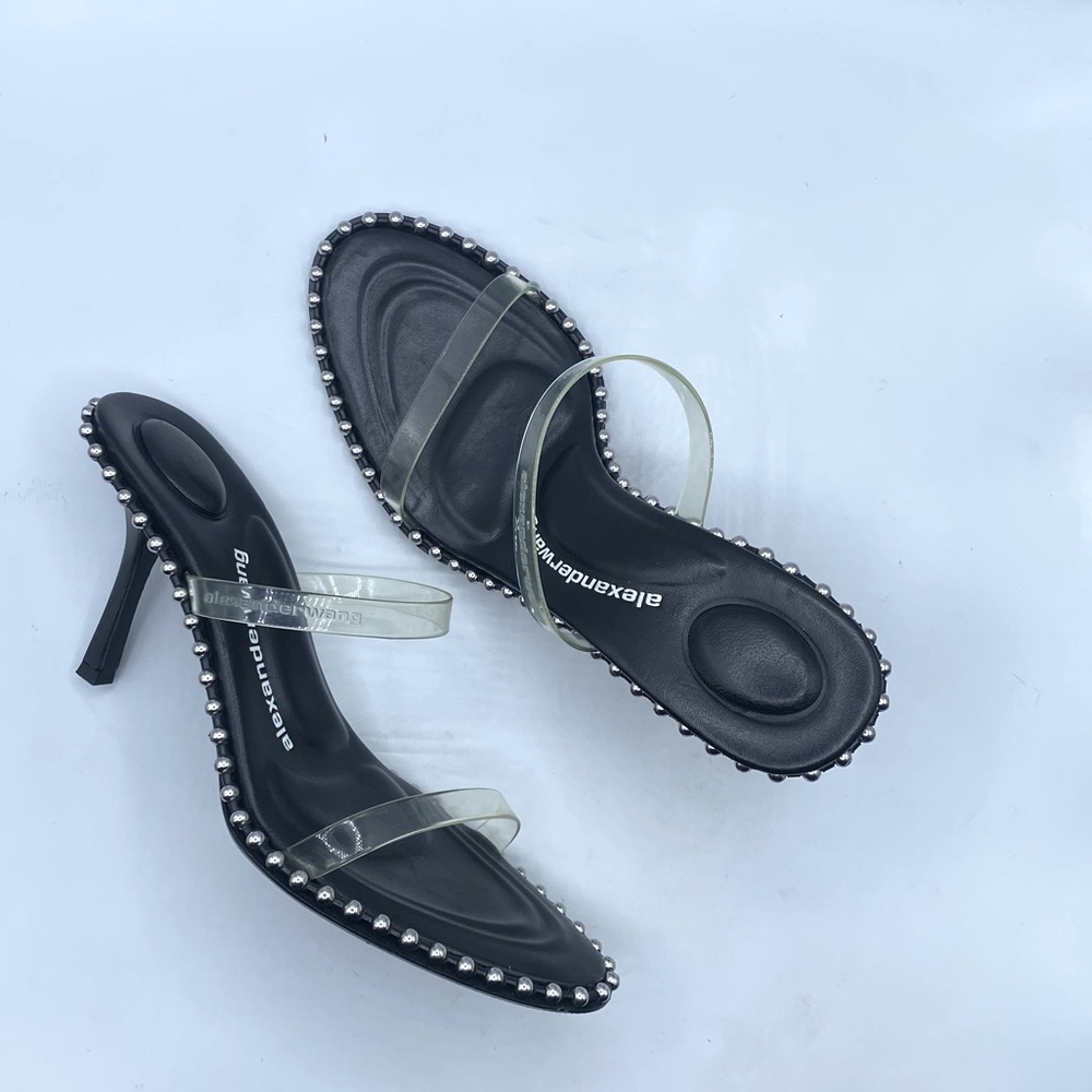 Alexander Wang Nova PVC/Stud Slides